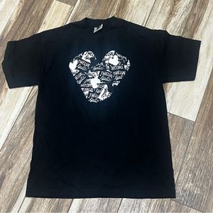 Twelve bar mens black short sleeve t-shirt